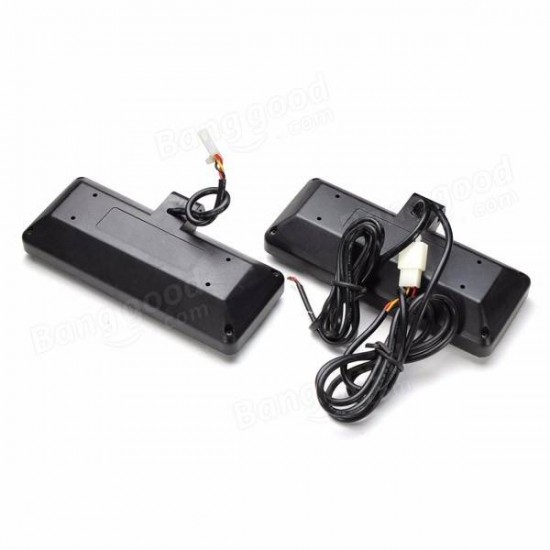 Pair LED Car Strobe Light Grille Flashing Escorting Lights Warning Light Pair LED Car Strobe Light Grille Flashing Escorting Lights Warning Light