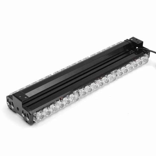Universal 12V 108W 6000K LED Strobe Warning Light Flashing Work Light Bar White Amber Universal 12V 108W 6000K LED Strobe Warning Light Flashing Work Light Bar White Amber