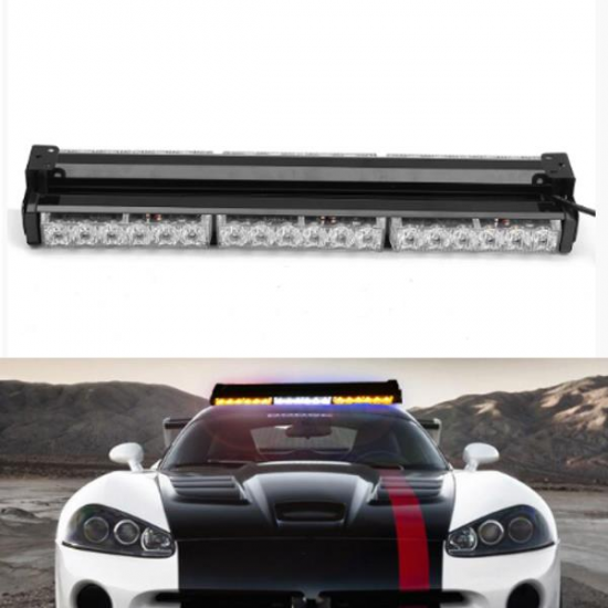 Universal 12V 108W 6000K LED Strobe Warning Light Flashing Work Light Bar White Amber Universal 12V 108W 6000K LED Strobe Warning Light Flashing Work Light Bar White Amber
