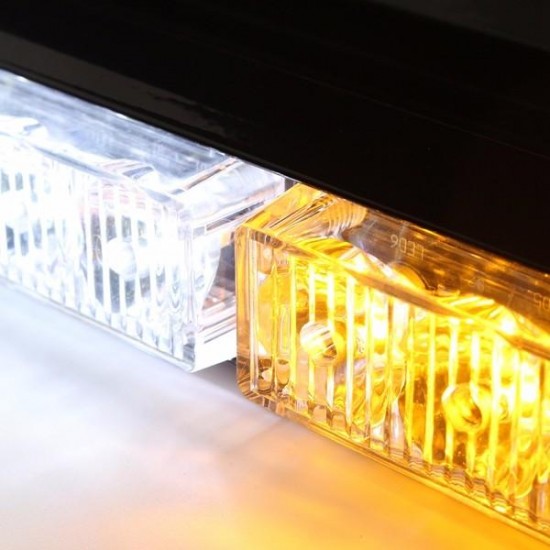 Universal 12V 108W 6000K LED Strobe Warning Light Flashing Work Light Bar White Amber Universal 12V 108W 6000K LED Strobe Warning Light Flashing Work Light Bar White Amber