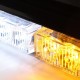 Universal 12V 108W 6000K LED Strobe Warning Light Flashing Work Light Bar White Amber