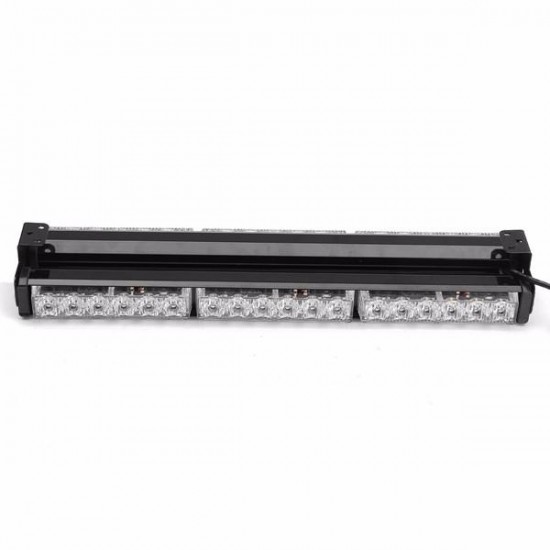 Universal 12V 108W 6000K LED Strobe Warning Light Flashing Work Light Bar White Amber Universal 12V 108W 6000K LED Strobe Warning Light Flashing Work Light Bar White Amber