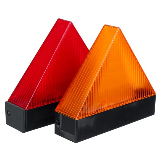 Universal Rechargeable LED Car Triangle Warning Strobe Lights Red/Yellow with Tripod Emergency Security Flash Universal Rechargeable LED Car Triangle Warning Strobe Lights Red/Yellow with Tripod Emergency Security Flash