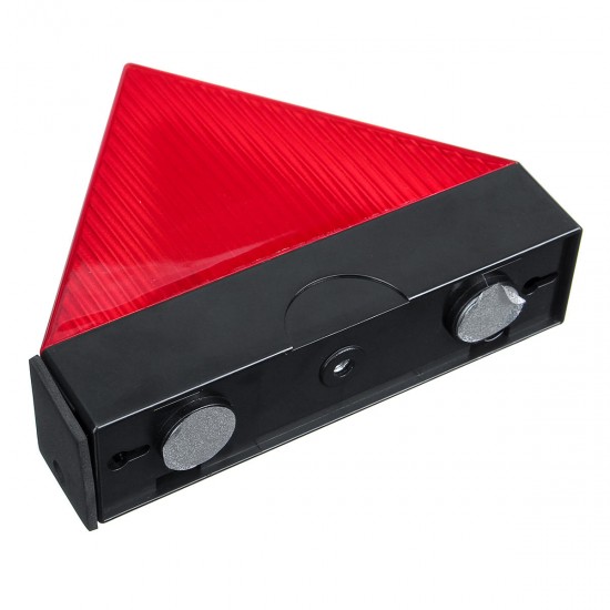 Universal Rechargeable LED Car Triangle Warning Strobe Lights Red/Yellow with Tripod Emergency Security Flash Universal Rechargeable LED Car Triangle Warning Strobe Lights Red/Yellow with Tripod Emergency Security Flash