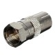 F Male Plug To TV Aerial Female Socket Adaptor RF Coaxial Converter F Male Plug To TV Aerial Female Socket Adaptor RF Coaxial Converter