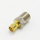 F Type Female to RP SMA External Thread Straight RF Coax Adapter RP SMA Male to F Female Convertor