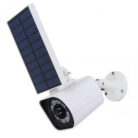 1000LM 5W 8 LED Solar Power LED Light Dummy Security Camera Wall Lamp Motion Sensor IP66