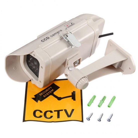 2300 Solar Power Dummy Decoy Fake Security Simulation Camera Surveillance Blinking LED 2300 Solar Power Dummy Decoy Fake Security Simulation Camera Surveillance Blinking LED