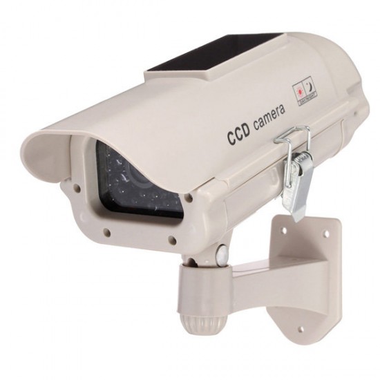 2300 Solar Power Dummy Decoy Fake Security Simulation Camera Surveillance Blinking LED 2300 Solar Power Dummy Decoy Fake Security Simulation Camera Surveillance Blinking LED