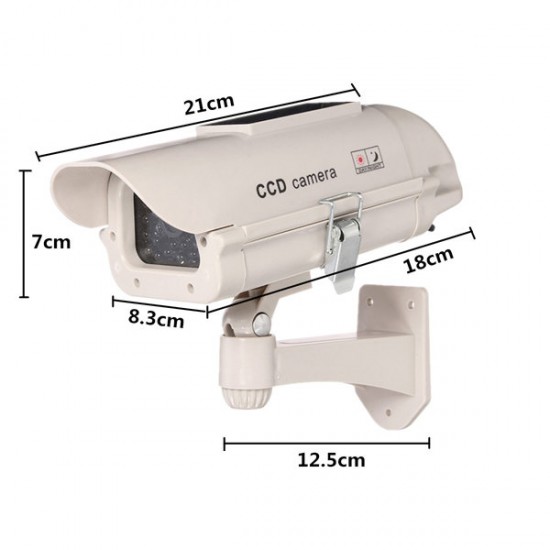 2300 Solar Power Dummy Decoy Fake Security Simulation Camera Surveillance Blinking LED 2300 Solar Power Dummy Decoy Fake Security Simulation Camera Surveillance Blinking LED