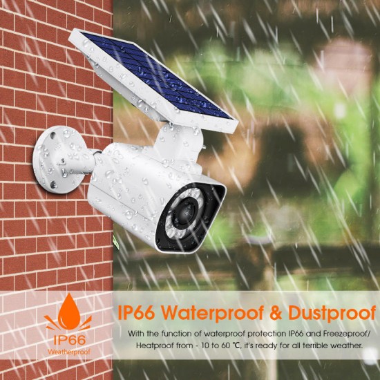 8 LED Solar Powered Security Light Simulation Camera Motion Sensor Light Waterproof IP66 8 LED Solar Powered Security Light Simulation Camera Motion Sensor Light Waterproof IP66