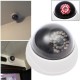 C-63 Security Dummy Fake Surveillance CCTV Dome IR Camera with Flashing Red LED Light