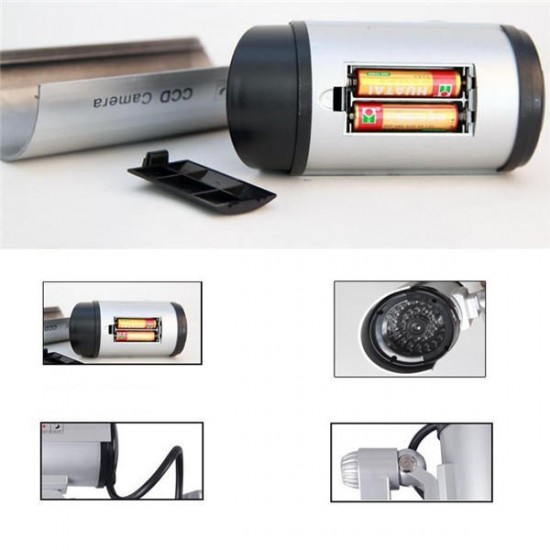 CA-11-01 Dummy Fake Outdooors Waterproof Surveillance CCTV Security Camera Flashing Red Led Light CA-11-01 Dummy Fake Outdooors Waterproof Surveillance CCTV Security Camera Flashing Red Led Light