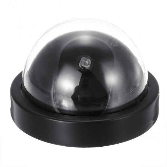 Dummy Security CCTV Dome Camera Red LED Light Surveillance Home Outdoor Fa ke Camera Bulb Camera