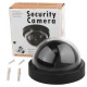 Dummy Security CCTV Dome Camera Red LED Light Surveillance Home Outdoor Fa ke Camera Bulb Camera