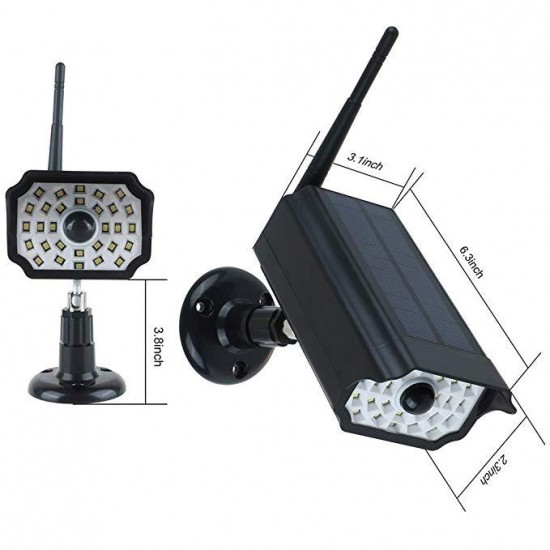 Solar Flashing LED Light F ake Cameras Surveillance Cameras Dummy Video CCTV Solar Simulation Camera with Infrared Sense