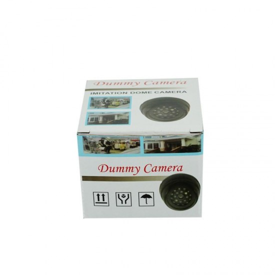 HL-01 Indoor Outdoor Waterproof IR CCTV Dummy Dome Camera LED Fake Surveillance Security Camera