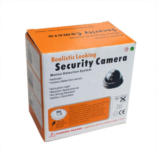 No Battery Simulation Monitoring Simulation Camera False Monitoring Camera Mini False Hemisphere F ake Camera Shock Security with Lights