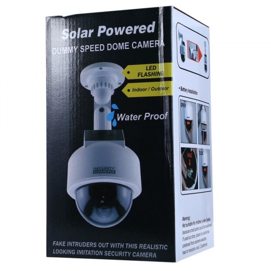 Solar Energy Waterproof Outdoor Indoor Fake Security Camera Surveillance Dummy Camera