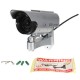 Solar Power Fake CCTV Security Surveillance Outdoor Flash LED Camera