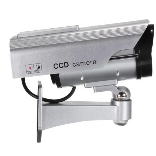 Solar Power Fake CCTV Security Surveillance Outdoor Flash LED Camera Solar Power Fake CCTV Security Surveillance Outdoor Flash LED Camera
