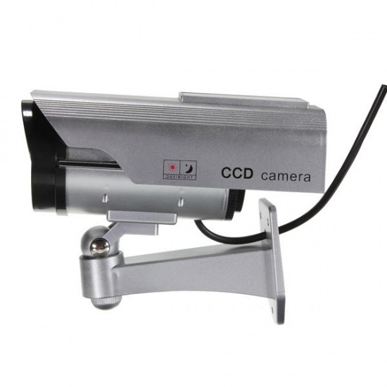 Solar Power Fake CCTV Security Surveillance Outdoor Flash LED Camera Solar Power Fake CCTV Security Surveillance Outdoor Flash LED Camera