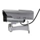 Solar Power Fake CCTV Security Surveillance Outdoor Flash LED Camera