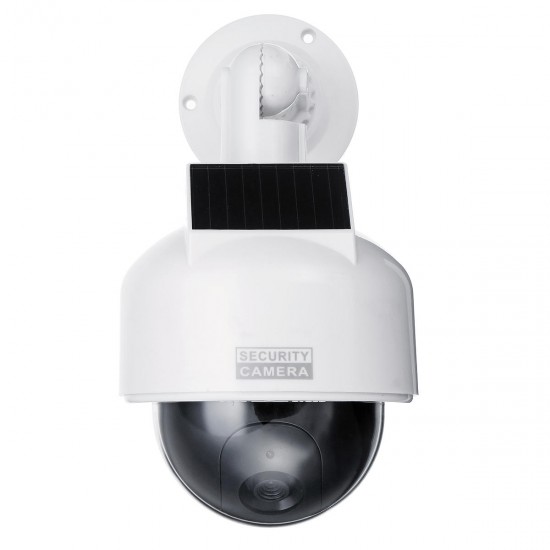 Solar Power Fake Camera CCTV Realistic Dummy Security Cam Simulation Monitor Solar Power Fake Camera CCTV Realistic Dummy Security Cam Simulation Monitor