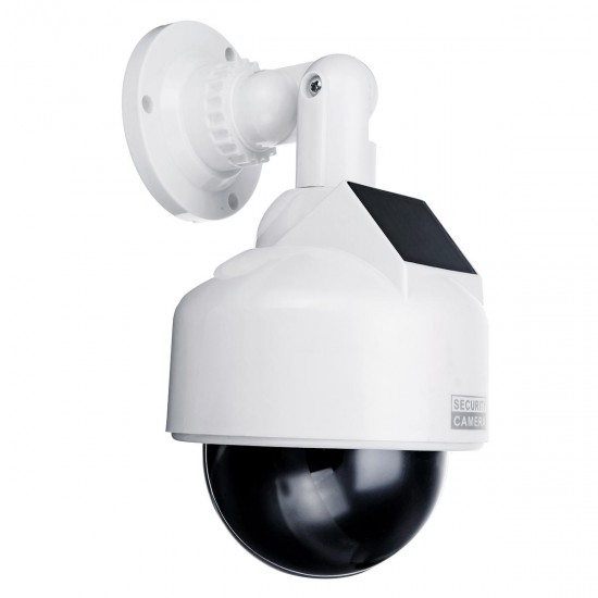 Solar Power Fake Camera CCTV Realistic Dummy Security Cam Simulation Monitor Solar Power Fake Camera CCTV Realistic Dummy Security Cam Simulation Monitor