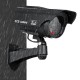 Solar Power Fake Camera CCTV Realistic Flashing IR Dummy Security Camera Blinking