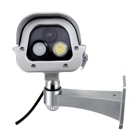 Solar Powered PIR Dummy Simulated Surveillance Camera System Security CCTV Dome Camera