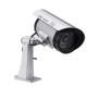 Solar Powered Simulation Camera Security CCTV Dome Camera Outdoor with 30 LED Night Light