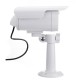 Solar Powered Simulation PIR Sensor Camera Detector CCTV Camera Dummy LED Light