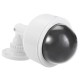 Waterproof Dummy Dome PTZ Fake Camera Surveillance Security CCTV Blinking Red LED Light Monitor