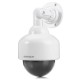 Waterproof Dummy Dome PTZ Fake Camera Surveillance Security CCTV Blinking Red LED Light Monitor