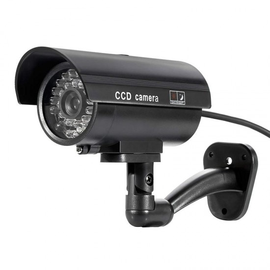 Waterproof Indoor Outdoor Simulation Camera Monitor Surveillance Camera System with Flash Light