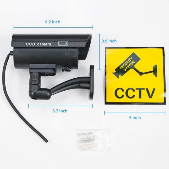 Waterproof Indoor Outdoor Simulation Camera Monitor Surveillance Camera System with Flash Light Waterproof Indoor Outdoor Simulation Camera Monitor Surveillance Camera System with Flash Light