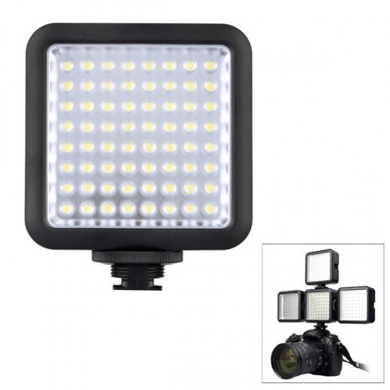 LED64 LED Lamp Video Light for DSLR Camera Camcorder mini DVR Interview Macro photography