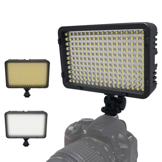 198 Bi-Color LED High Power Panel Video Light Fill Light for Canon Nikons Pentax Panasonics Sonys Digital SLR Cameras Camcorders 198 Bi-Color LED High Power Panel Video Light Fill Light for Canon Nikons Pentax Panasonics Sonys Digital SLR Cameras Camcorders