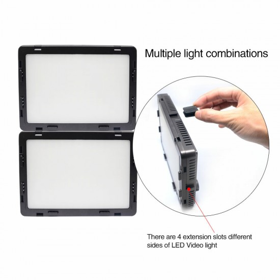 AIR-1000C CRI 95 RGB 320K-5500K Dimmable LED Video Light Fill Light Lamp for DSLR Camera DV Camcorder