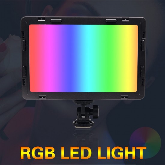 AIR-1000C CRI 95 RGB 320K-5500K Dimmable LED Video Light Fill Light Lamp for DSLR Camera DV Camcorder