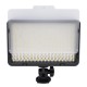 LE-198A 13W 3200K 5500K Dimmable LED On-Camera Video Light for DSLR Camera with Soft and Orange Filter