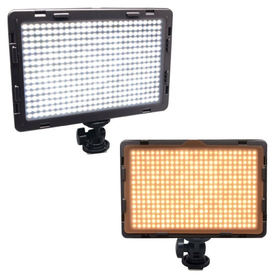 MCO-LE-410A Ultra-thin Studio Photography Video LED Light for Canon for Sony DSLR Camera