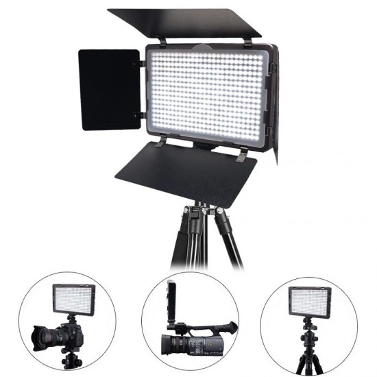 MCO-LE-410A Ultra-thin Studio Photography Video LED Light for Canon for Sony DSLR Camera