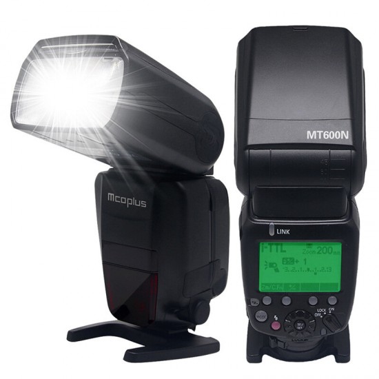 MT600C GN60 High-Speed Sync HSS 1/8000s I-TTL Master-Slave On-Camera Flash Speedlite for Canon DSLR Camera