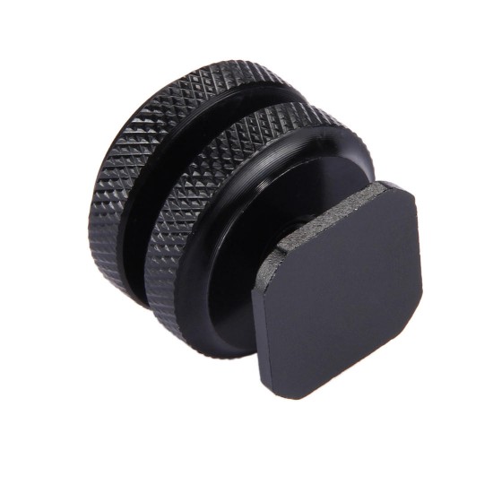 PU210 Reinforced Hot Shoe Screw Adapter with Double Nut for DSLR Cameras GoPro HERO5 4 3 2 1 PU210 Reinforced Hot Shoe Screw Adapter with Double Nut for DSLR Cameras GoPro HERO5 4 3 2 1