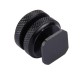 PU210 Reinforced Hot Shoe Screw Adapter with Double Nut for DSLR Cameras GoPro HERO5 4 3 2 1