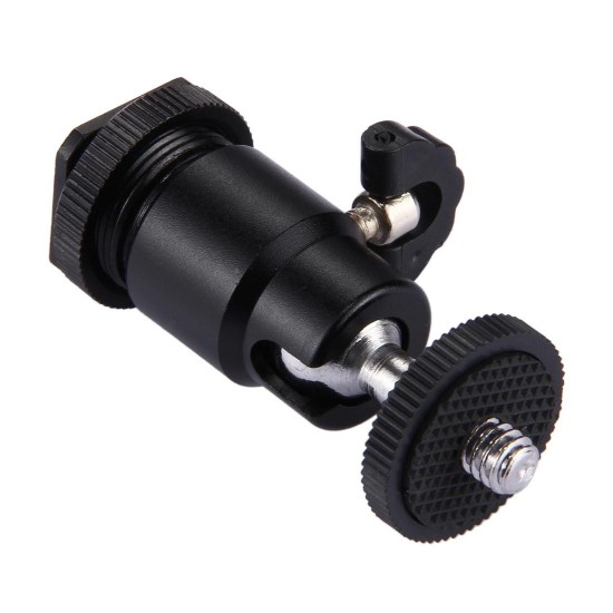 PU211 Cold Shoe Tripod Head Mount Adapter Tripod Screw Head with Lock for DSLR Camera PU211 Cold Shoe Tripod Head Mount Adapter Tripod Screw Head with Lock for DSLR Camera