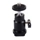 PU211 Cold Shoe Tripod Head Mount Adapter Tripod Screw Head with Lock for DSLR Camera