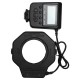 SL-103C Macro Ring Flash Light LED GN15 6800K Diameter 52 55 58 62 67 72 77mm Adapter Ring